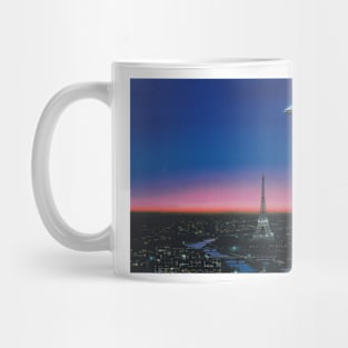 Hiroshi Nagai Vaporwave Paris Eiffel Tower Shirt Mug